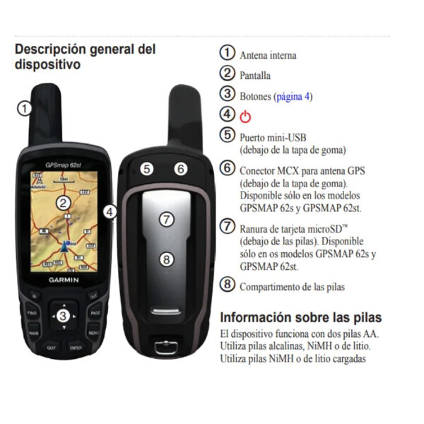 GPS Garmin 62s - Imagen 3