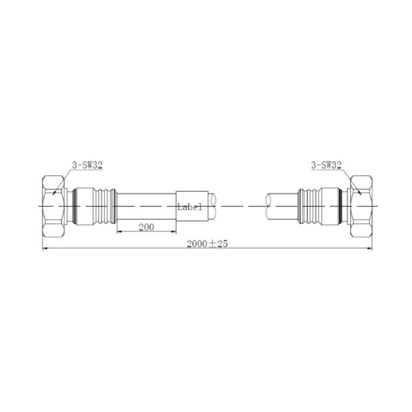 Jumper 1/2"SF 3mts DIN 7/16 Macho – DIN 7/16 Macho - Imagen 5